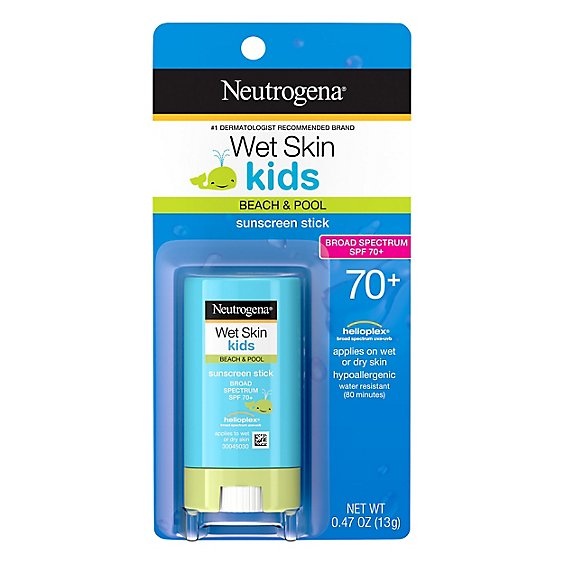 Neutrogena Kids Wet Skin Stick Spf70 - .47 OZ