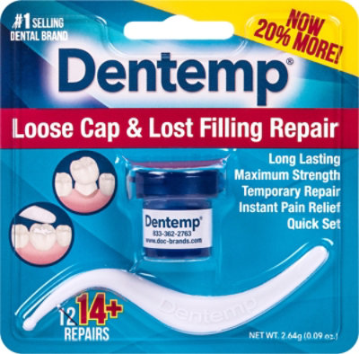 Dentemp Loose Cap & Lost Filling Repair - .08 OZ - Image 2