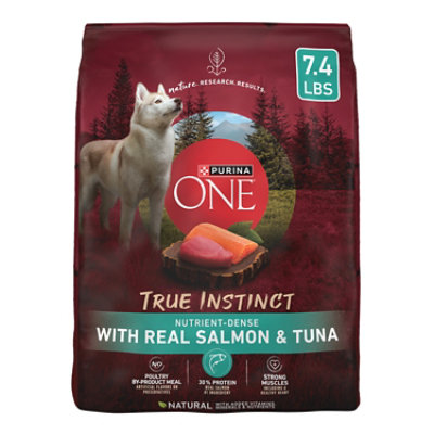 Purina ONE True Instinct Salmon And Tuna Dry Dog Food - 7.4 Lbs - Image 1