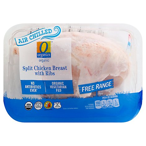 O Organics Chicken Breasts Split Air Chill - LB