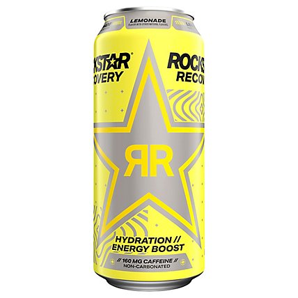 Rockstar Recovery Energy Drink Lemonade 16 Fluid Ounce Can - 16 FZ - Image 3
