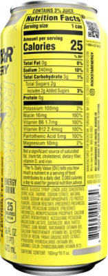 Rockstar Recovery Energy Drink Lemonade 16 Fluid Ounce Can - 16 FZ - Image 6