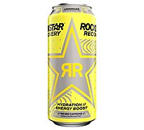 Rockstar Recovery Energy Drink Lemonade 16 Fluid Ounce Can - 16 FZ