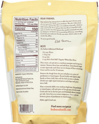 Bobs Red Mill White Rice Flour, One - 24 OZ - Image 4