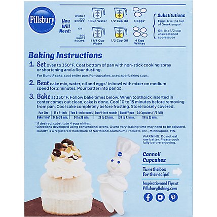 Pillsbury Classic White Cake Mix - 15.25 OZ - Image 6
