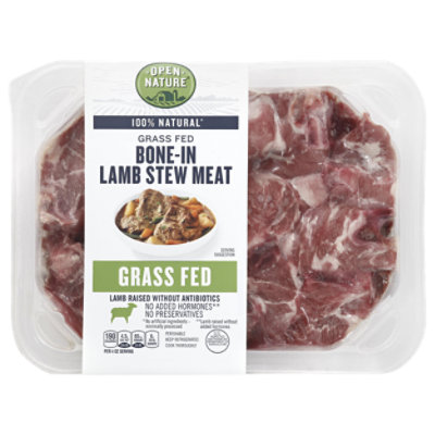 Open Nature Lamb For Stew Bone In - 1 Lb - Image 1