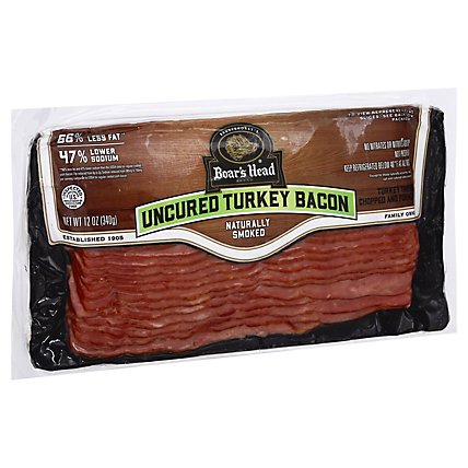Bh Uncured Turkey Bacon - 12 OZ - Image 3