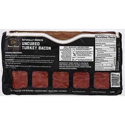 Bh Uncured Turkey Bacon - 12 OZ - Image 6