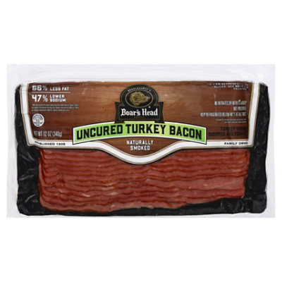Bh Uncured Turkey Bacon - 12 OZ