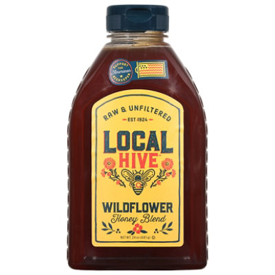 Local Hive Honey Raw & Unfiltered Authentic Wildflower - 24 Oz - Image 3