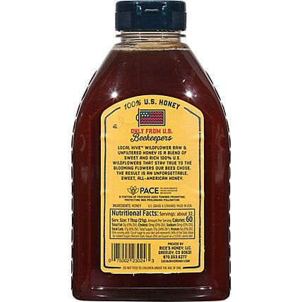 Local Hive Honey Raw & Unfiltered Authentic Wildflower - 24 Oz - Image 6