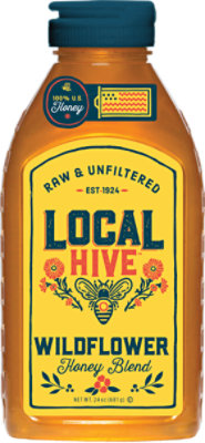 Local Hive Honey Raw & Unfiltered Authentic Wildflower - 24 Oz - Image 2