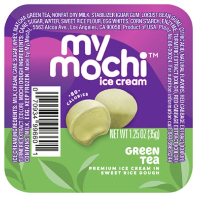 My/mo Mochi Ice Cream-green Tea - 1.5 OZ