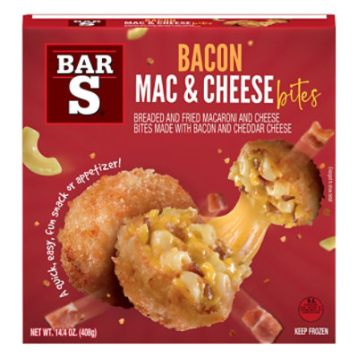 Bar-S Bacon Mac & Cheese Bites - 14.4 Oz