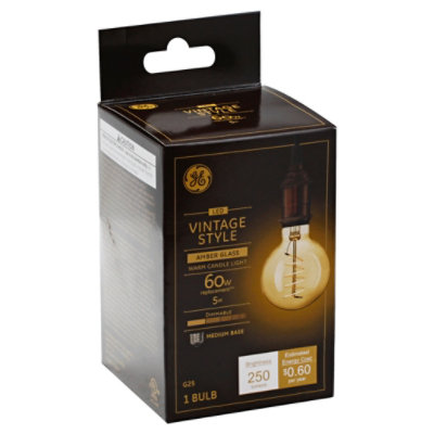 Ge Led Vintage G25 Amber - EA
