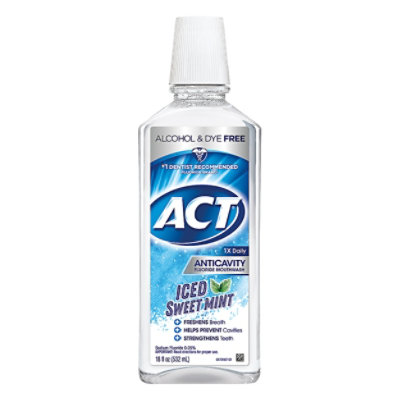 Act Iced Sweet Mint Mouthwash - 18 FZ