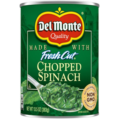 Del Monte Chopped Spinach - 13.5 OZ - Image 1