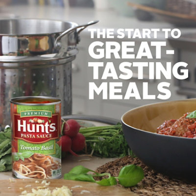 Hunts Tomato And Basil Spaghetti Sauce - 24 Oz - Image 2