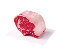 Beef Rib Roast Bone In Imported Service Case - Weight Between 6-8 Lb
