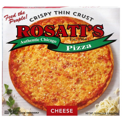 Rosatis Thin Crust Cheese Pizza - 19.75 OZ - Image 1