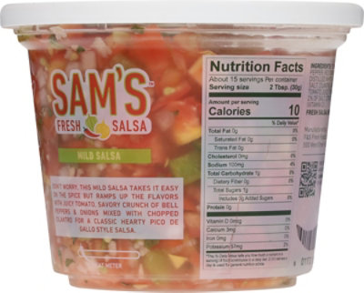 Sams Salsa Mild - 16 OZ - Image 5