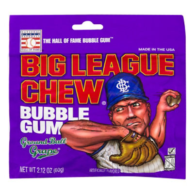 Big League Chew Grape Bubblegum - 2.12 OZ - Image 1