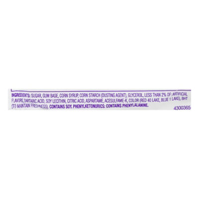 Big League Chew Grape Bubblegum - 2.12 OZ - Image 4