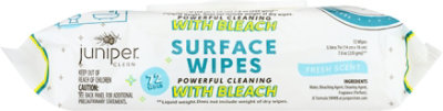 Juniper Surface Disf Wipes W Bleach - 72 CT - Image 2