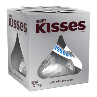 HERSHEY'S KISSES Solid Milk Chocolate Christmas Candy Gift Box - 7 Oz - Image 1