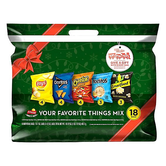 Frito Lay Snacks My Favorite Things Mix 16.5 Ounce - 18 CT
