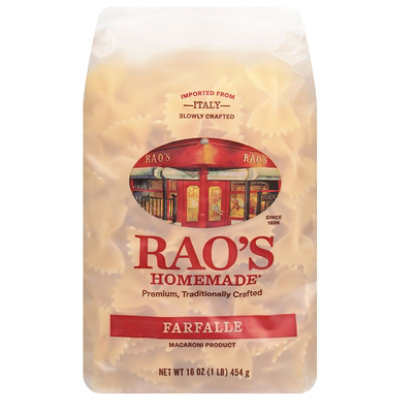 Rao's Homemade Farfalle Pasta - 16 Oz - Image 1