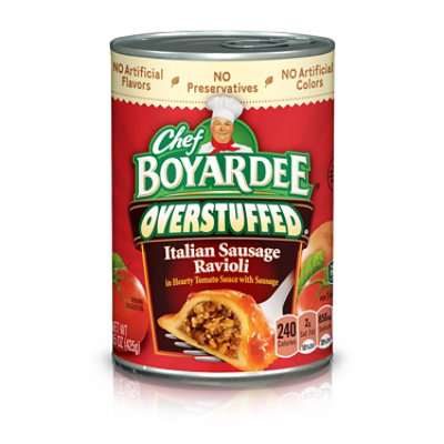 Chef Boyardee Overstuffed Italian Sausage Ravioli - 15 Oz - Image 1