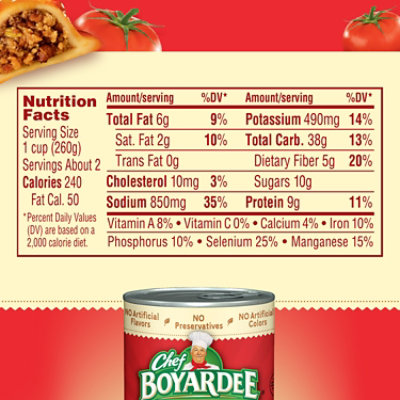 Chef Boyardee Overstuffed Italian Sausage Ravioli - 15 Oz - Image 3