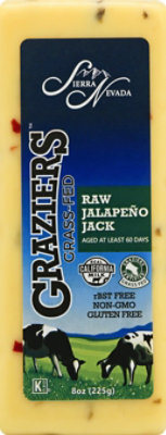 Grazier Sraw Milk Grass Fed Jalapeno Jack - 8 OZ - Image 2