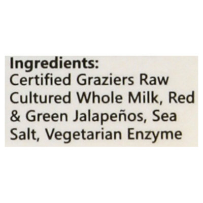 Grazier Sraw Milk Grass Fed Jalapeno Jack - 8 OZ - Image 5