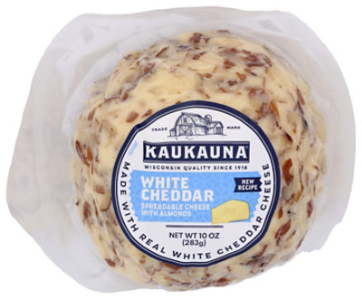 Kaukauna Ball White Cheddar Cheese - 10 OZ