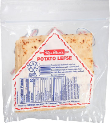 Mrs Olsons Potato Lefsa - 9.6 OZ - Image 6