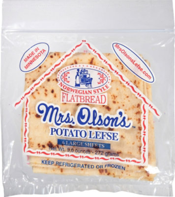 Mrs Olsons Potato Lefsa - 9.6 OZ - Image 2