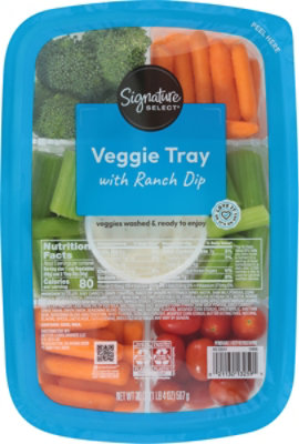Signature Farms Veggie Tray with Ranch Dip - 20 Oz - Image 1