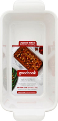 Good Cook Ceramic Loaf Pan 9inch White - EA - Image 2