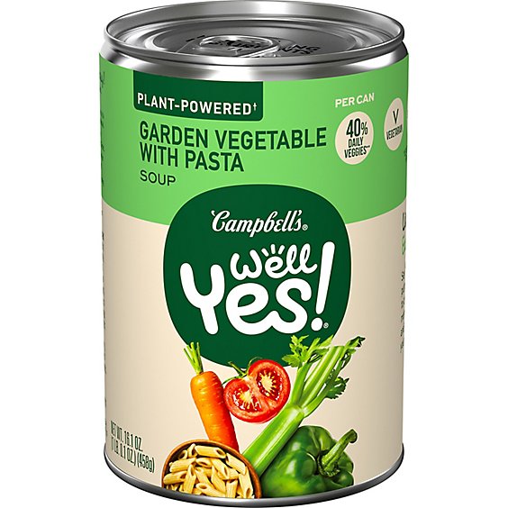 Campbell's Well Yes! Garden Vegetable With Pasta Soup - 16.1 Oz