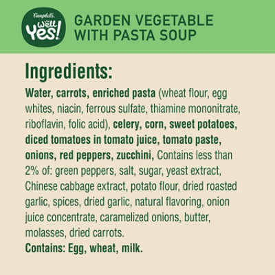 Campbell's Well Yes! Garden Vegetable With Pasta Soup - 16.1 Oz - Image 5