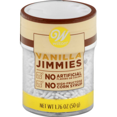 Wilton Vanilla Jimmies - 1.76 OZ