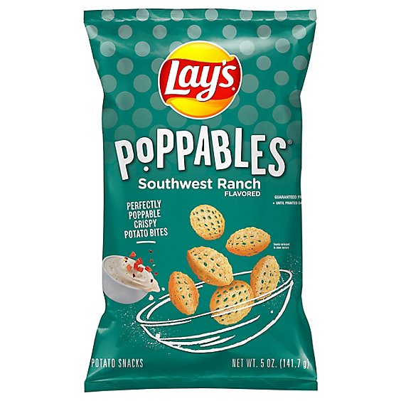 Lays Poppables Snacks Southwest Ranch - 5 OZ