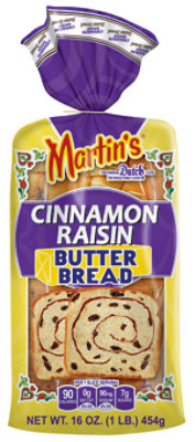 Martins Cinnamon Raisin Swirl Butter Bread - 16 OZ - Image 3