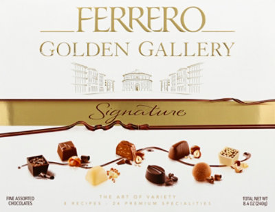 Ferrero Golden Gallery Signature Fine Assorted Chocolate 24 Count - 8.4 Oz - Image 2