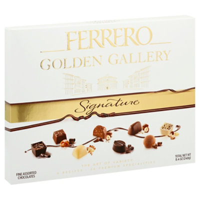 Ferrero Golden Gallery Signature Fine Assorted Chocolate 24 Count - 8.4 Oz