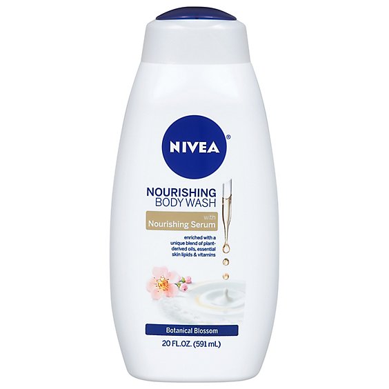 NIVEA Body Wash Nourishing Botanical Blossom With Nourishing Serum - 20 Fl. Oz.
