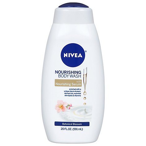 NIVEA Body Wash Nourishing Botanical Blossom With Nourishing Serum - 20 Fl. Oz.