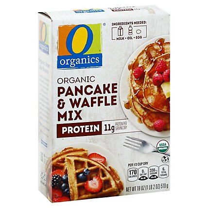 O Organic Pancake & Waffle Mix Protein - 18 OZ - Image 1
